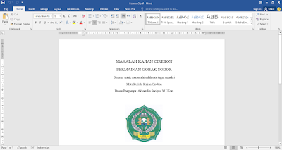 Proses merubah file pdf ke word selesai