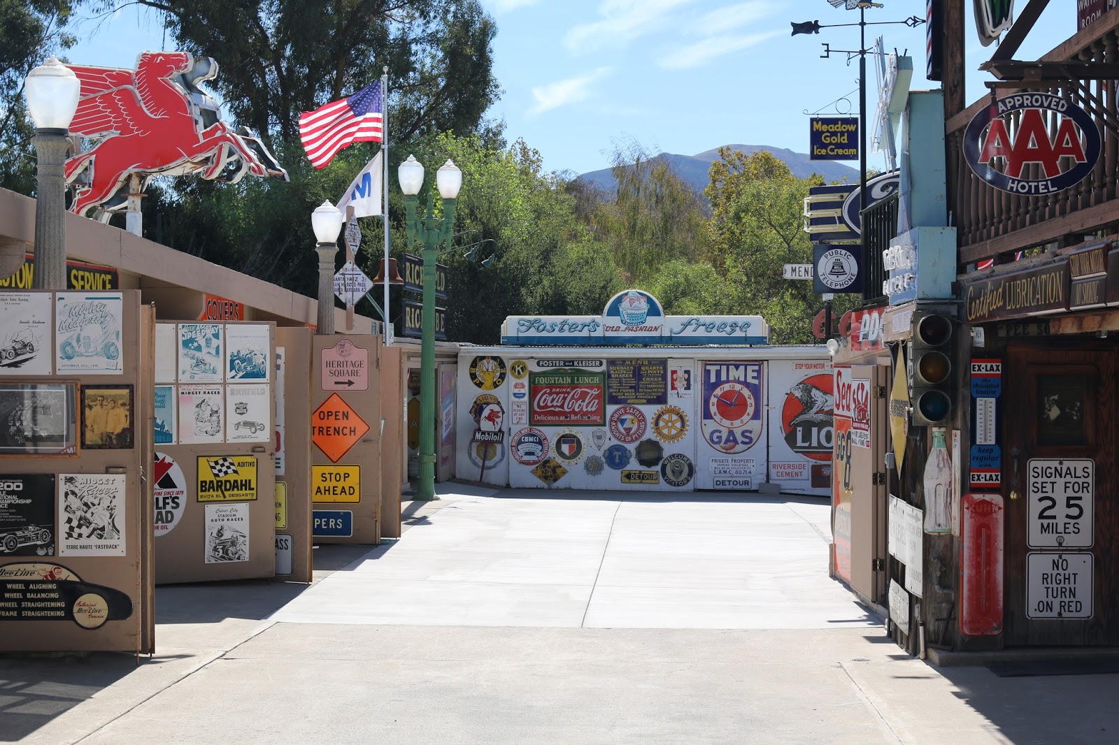 Covering Classic Cars The Mendenhall Vintage Sign and Gas Pump Museum