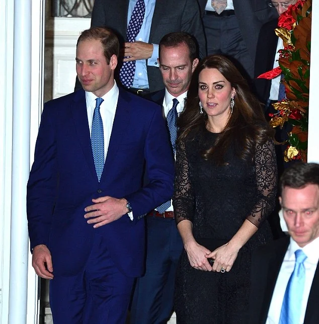 Kate Middleton attends to a dinner for of Royal Foundation