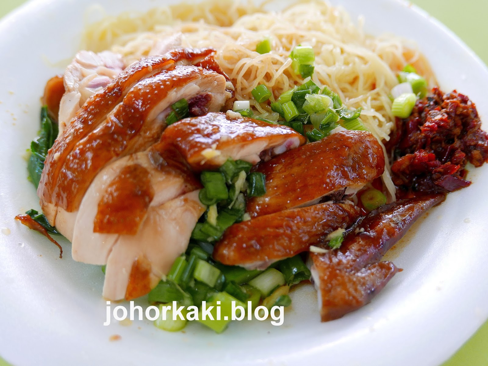 Hong Kong Soya Sauce Chicken Noodle at Fatty Ox HK Kitchen Singapore