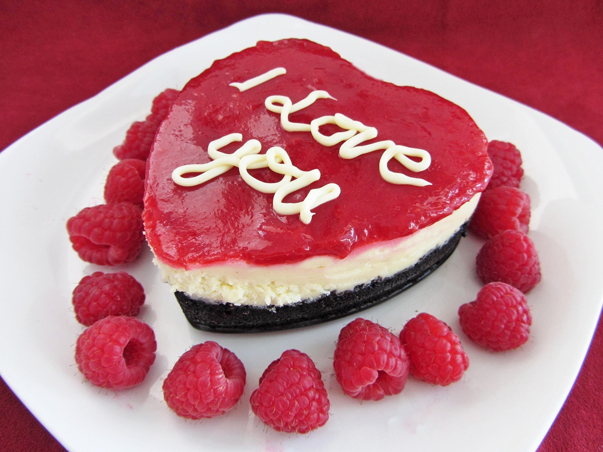 Mini Heart Shaped Raspberry White Chocolate Cheesecake | Once Upon a  Cutting Board