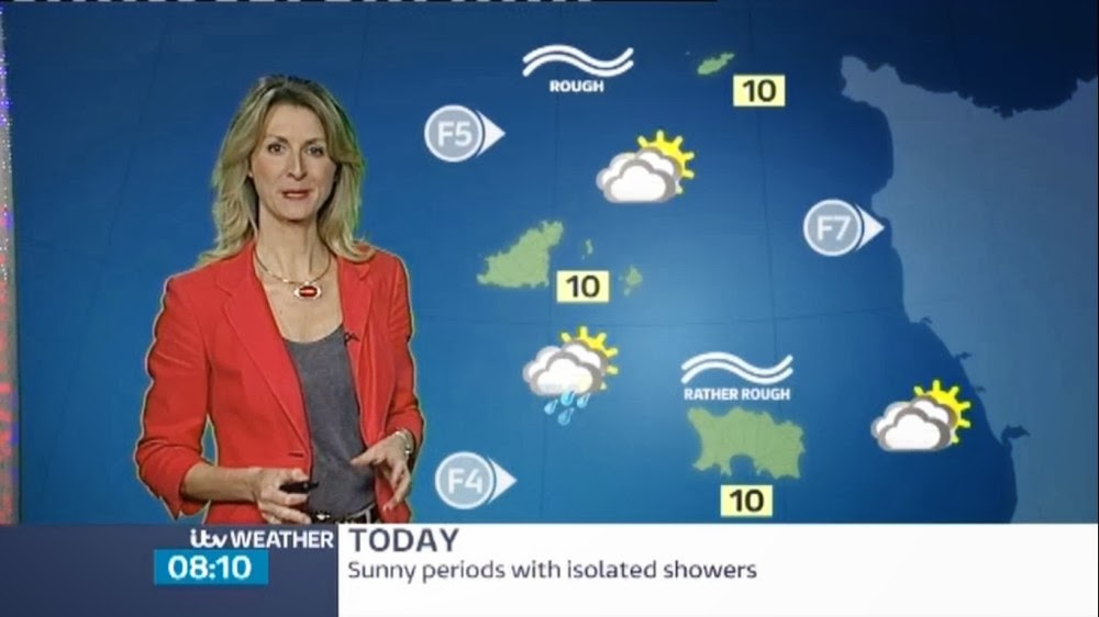 UK Regional News Caps Sophia Bird ITV Channel TV Weather