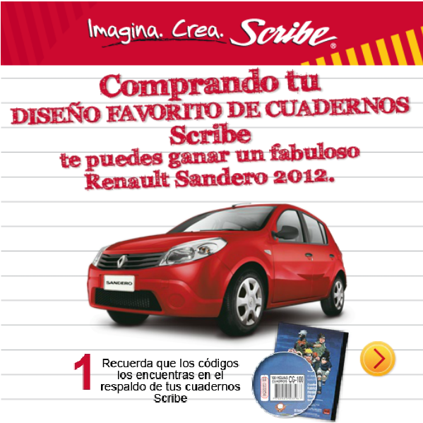 Concurso Scribe Gana Carro