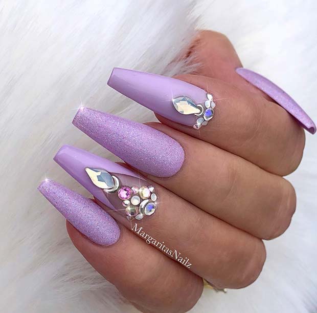 39 Coffin Acrylic Nails Ideas With French Ombre Nails In