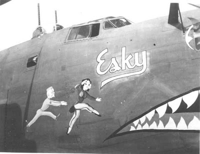 upkeep the ape: 40's original pinup nose art