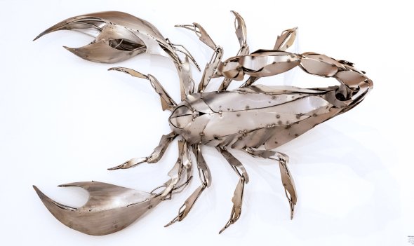 As esculturas de animais metálicos de Georgie Seccull Georgie Seccull arte esculturas metálicas de animais sucata