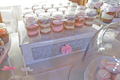 Vintage Rose Wedding Dessert Table