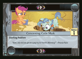 My Little Pony Concerning Cutie Mark Defenders of Equestria CCG Card