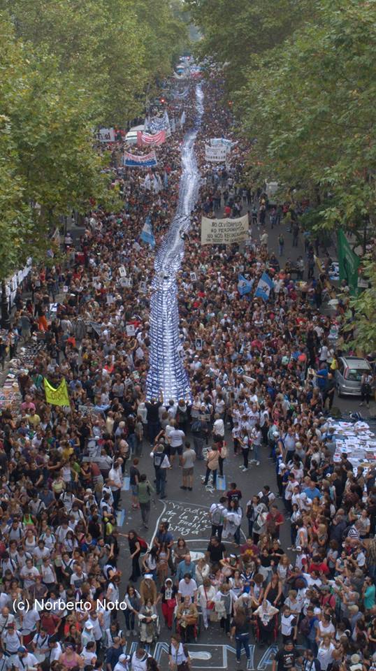 La fuerza del 24: si querés saber cuál es la potencia de una movilización, medí en grado con que los medios oficiales la invisibilizan