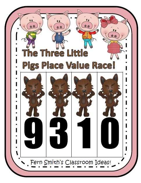 http://www.teacherspayteachers.com/Product/Place-Value-Race-Game-Three-Little-Pigs-Theme-By-Fern-Smith-473197