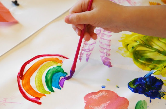 Process Art for Preschoolers and Elementary Kids- Art Buffet