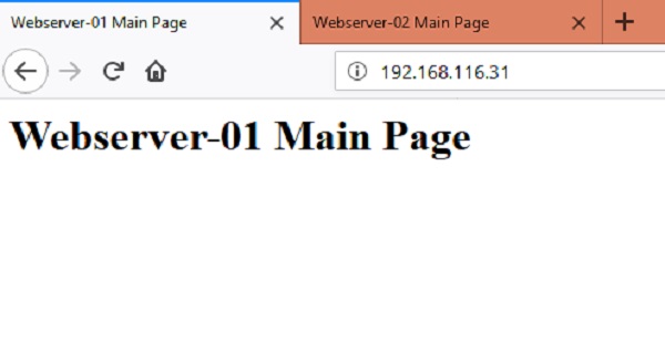 Webserver-01 Main Page