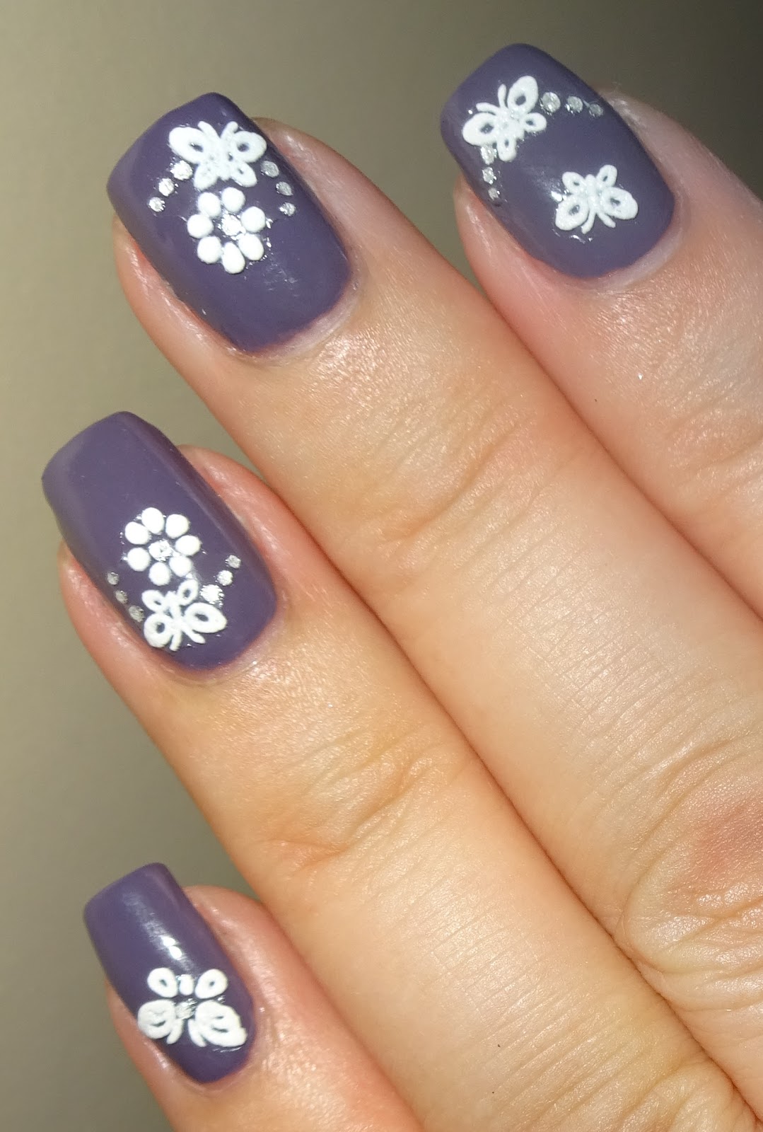 Wendy's Delights Flower & Butterfly Adhesive Nail Stickers from Nail