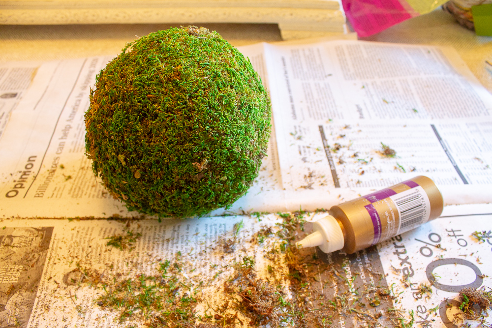 How to Make Moss Covered Balls