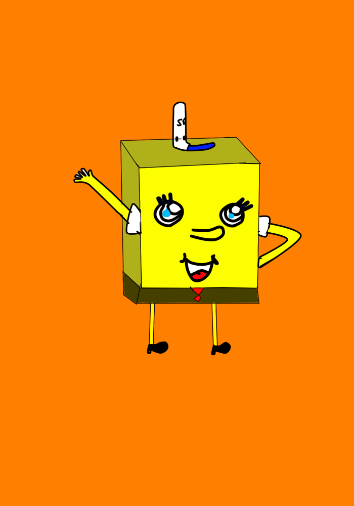 Mangá kawaii Bob Esponja em estilo mangá