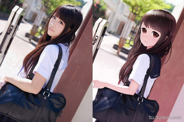 Porównanie anime do rzeczywistości: Dziewczyna z czarną torbą