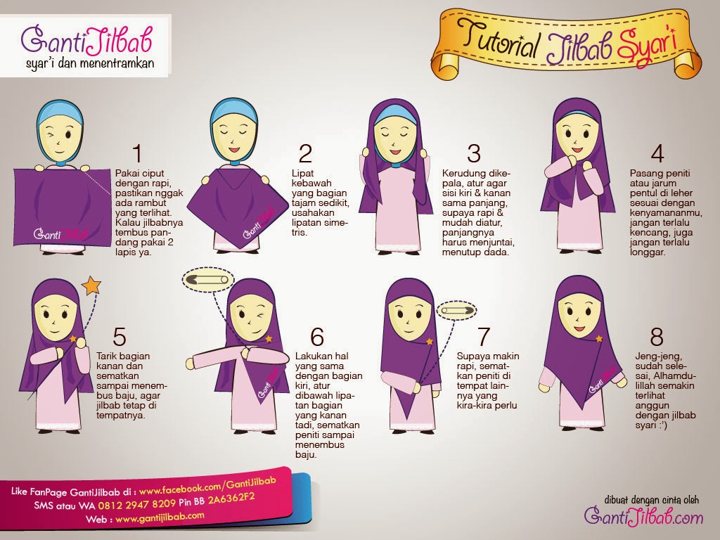 Tata Cara Memakai Jilbab Yang Baik Dan Benar Bundalita Tata Cara Memakai Jilbab Yang Baik Dan Benar Bundalita