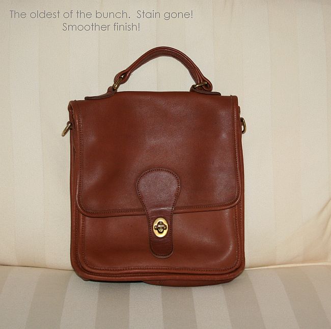 Leather bag in washing machine sale