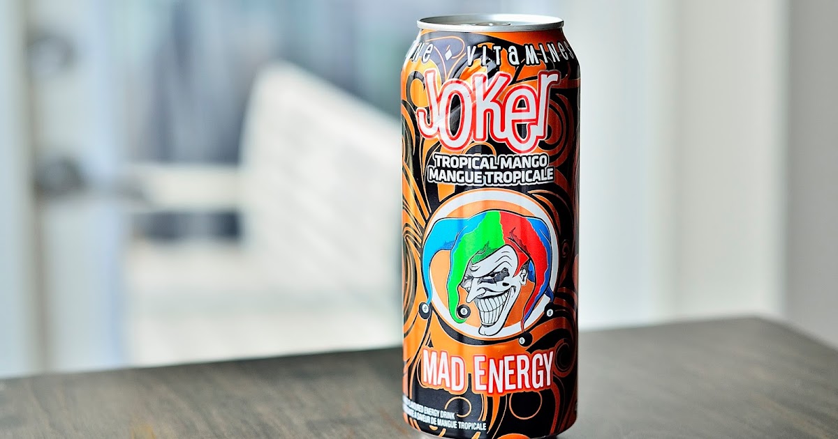 What I Drink At Work Joker Tropical Mango Energy Drink