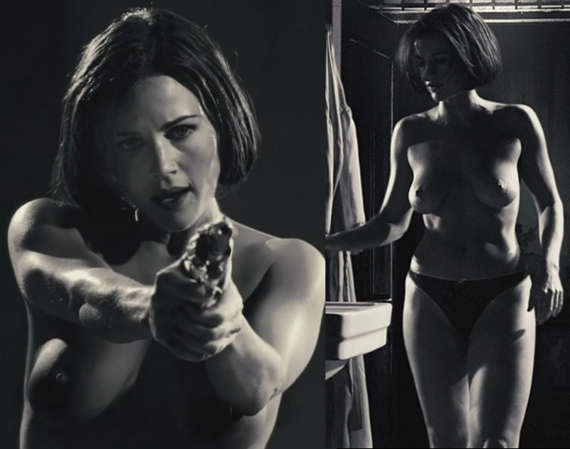 Carla Gugino in "Sin City" .