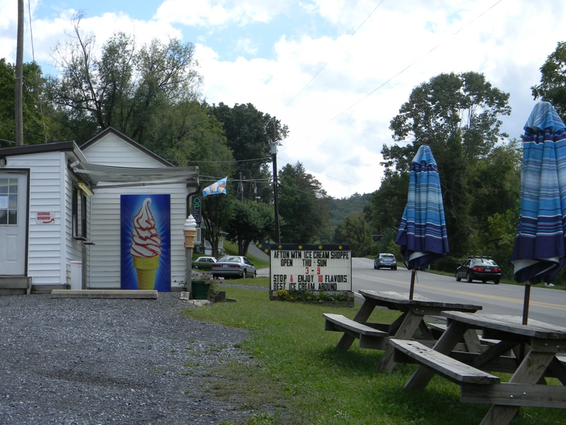 SWAC Girl Sweet treats at Afton Mountain Ice Cream Shoppe