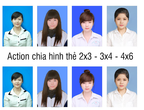 Action Chia Hình Thẻ 2X3 - 3X4 - 4X6 Trong Photoshop - Dạy Và Học  Photoshop, Nhiếp Ảnh Tại Đà Nẵng