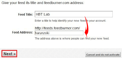 Blogger-Feedburner