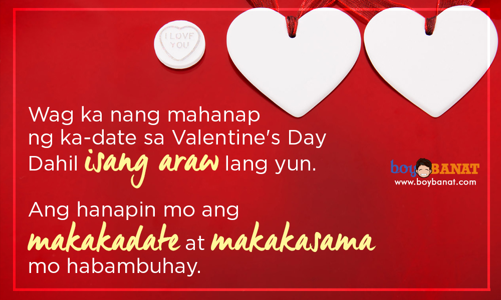 Funny Tagalog Love Quotes for Valentine's Day ~ Boy Banat