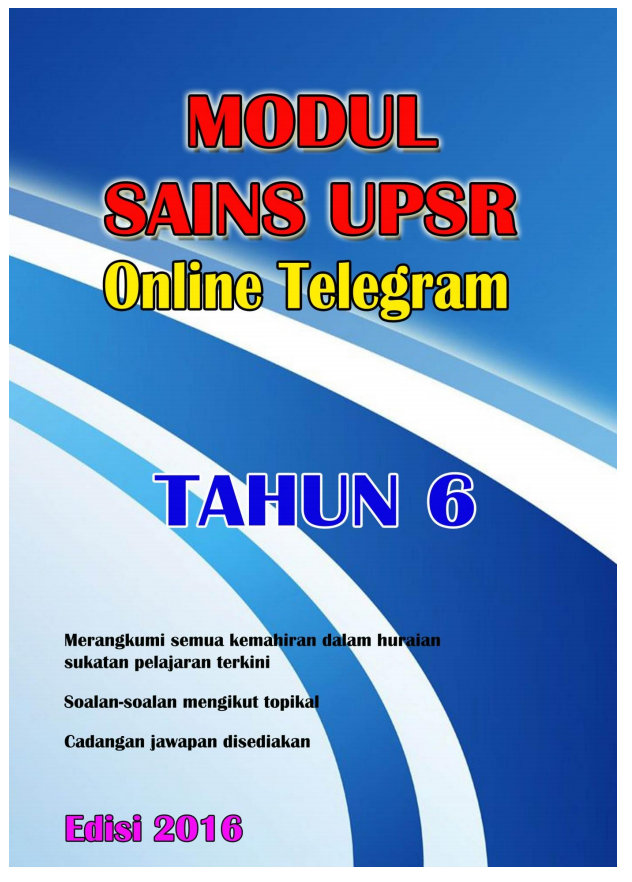 ZULS WORLD MODUL SAINS UPSR  ONLINE TELEGRAM  TAHUN 6