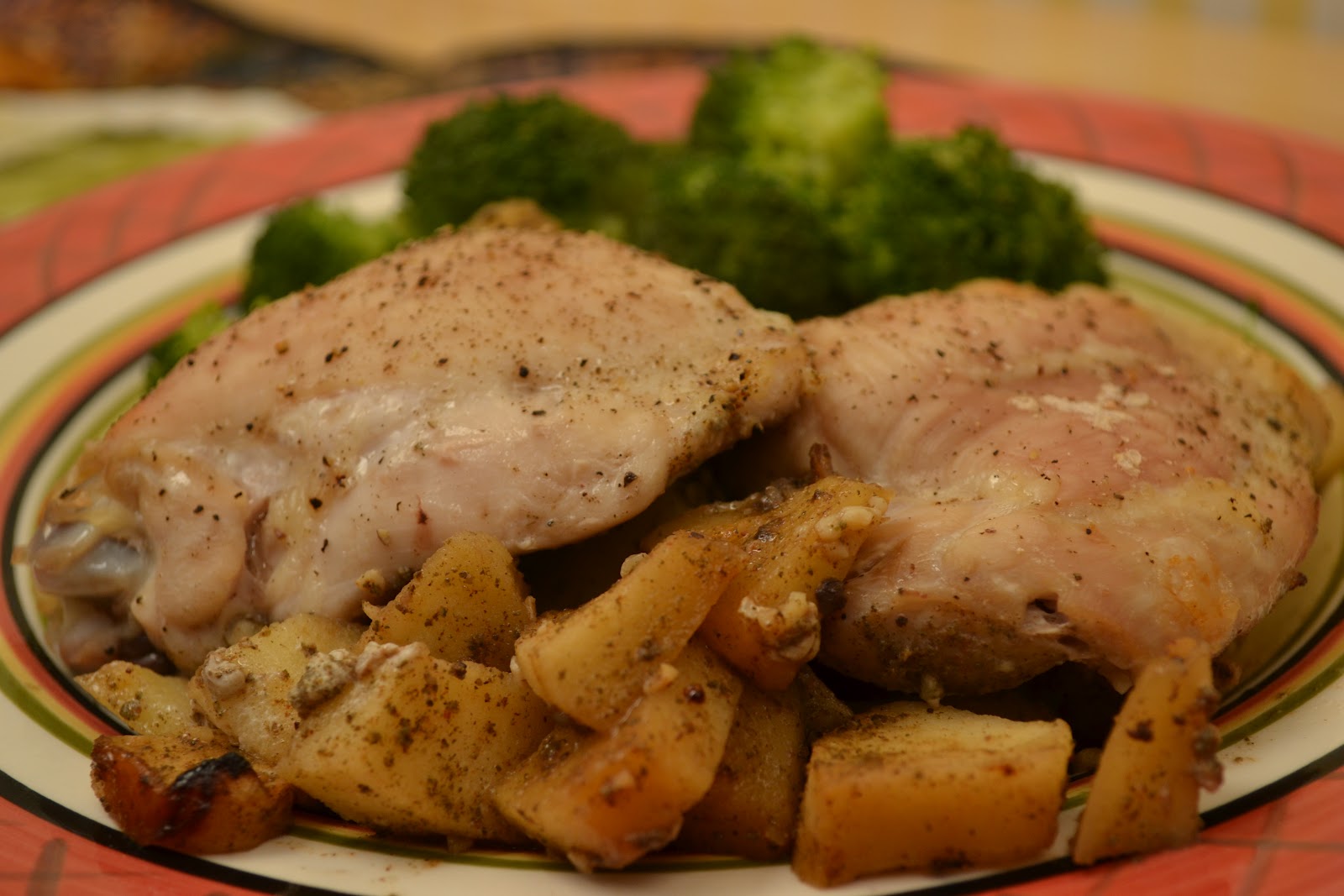 A Taste of Alaska: Roasted Chicken with Apples and Garlic