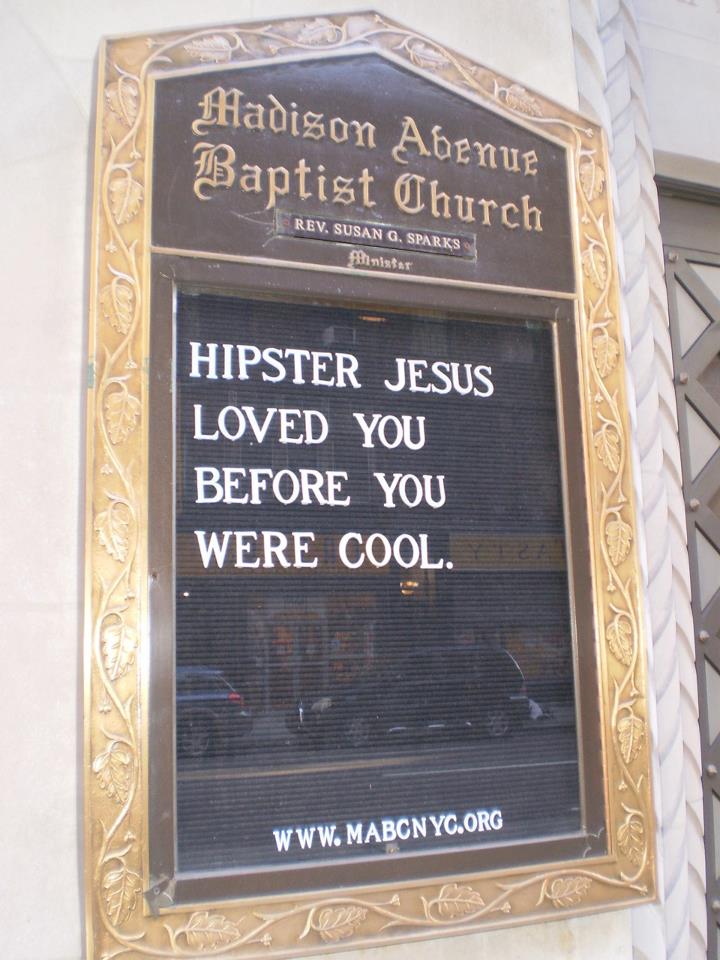 hipster jesus loved you before you were cool
