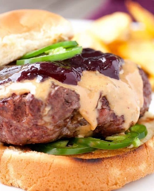 Peanut Butter & Jelly Burger