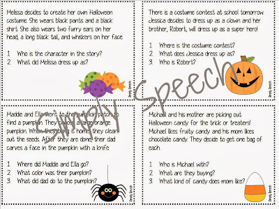Happy Speech-O-Ween!! Thematic Unit Giveaway! | Simply Speech