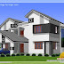 2912 sq.feet 5 diffrent type house designs