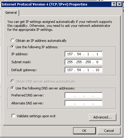 Security technologies on Microsoft environnement: [TMG] NIC setup