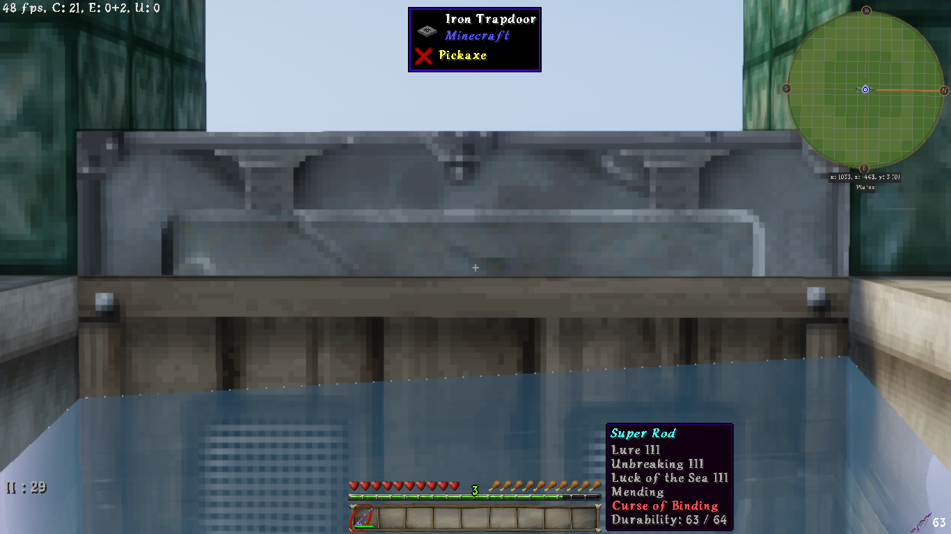 Huntcraft World Afk Fishing Farm Minecraft 1 11 2