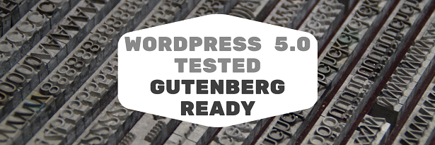 WordPress 5.1 & Gutenberg ready