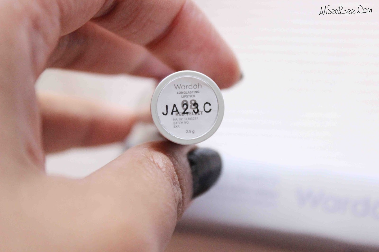 Wardah Longlasting Lipstick 08 Red Velvet