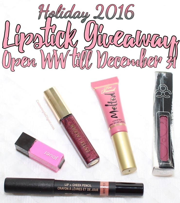 Cosmetopia Digest Holiday Makeup Giveaway 2016