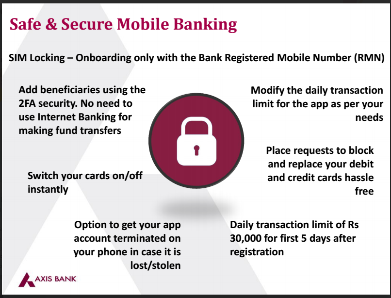 Axis Bank Mobile App - Mobile Banking