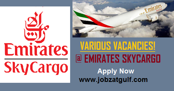 Jobs at Emirates SkyCargo - UAE | KSA | HONG KONG | AUSTRALIA ...