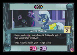 My Little Pony Secret Mission Rock N Rave CCG Card