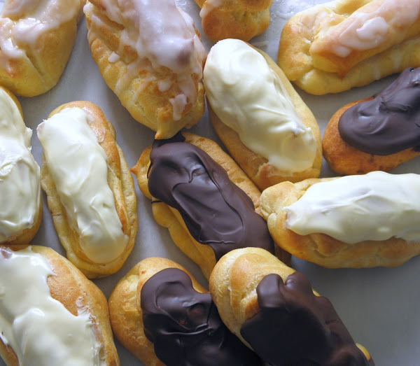 Éclairs (chocolateros, petisús, pepitos) en París
