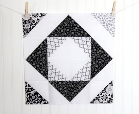 Half square triangle quilt block tutorial - and see what a whole quilt would look like!