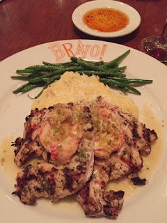 bravo mercato 2-course special Grilled Chicken with Sun Dried Tomato with Goat Cheese in Naples, Florida