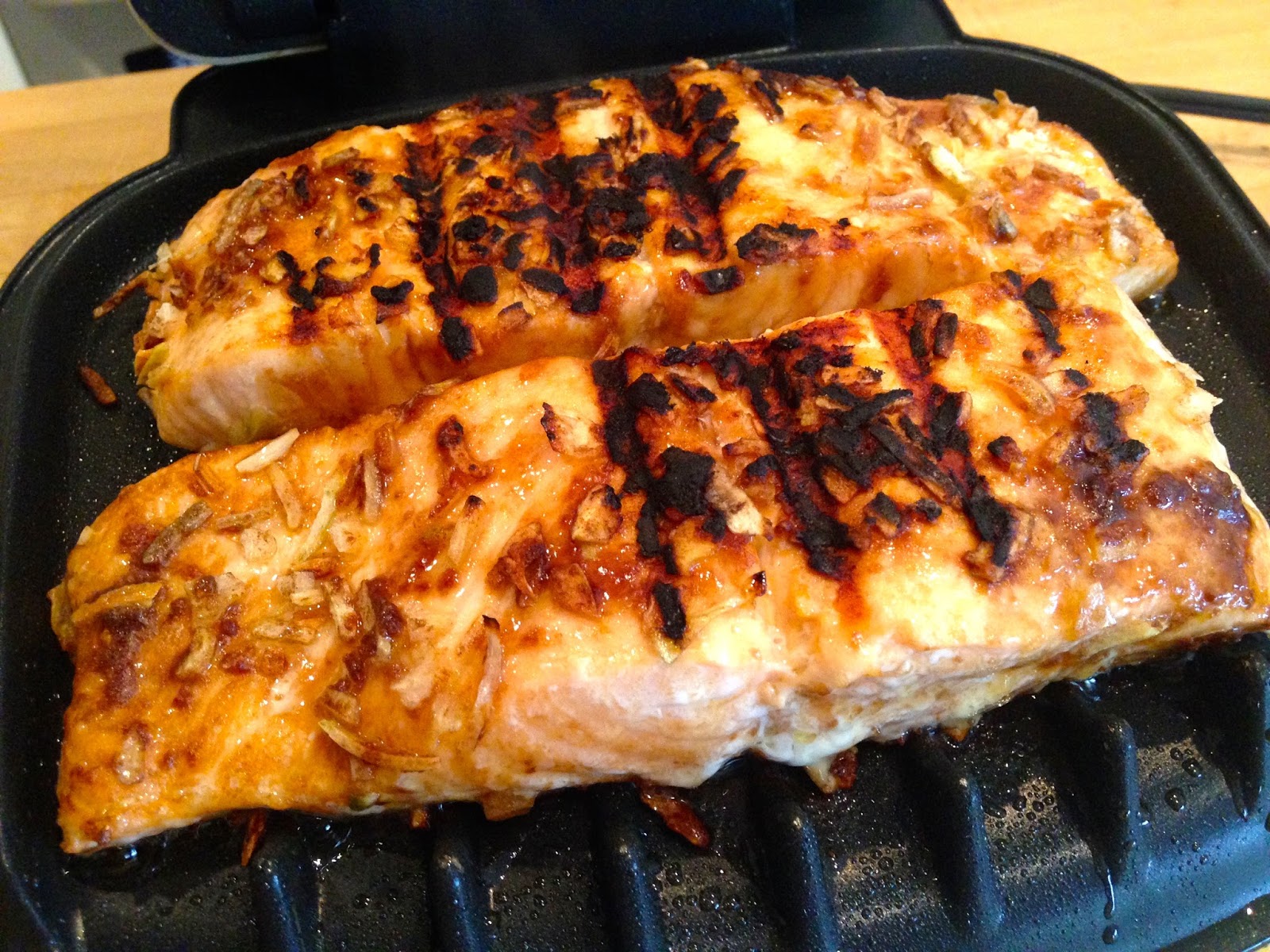 Rita's Recipes One Ingredient OnionCrusted Salmon