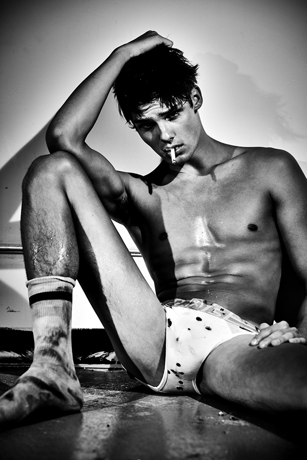 "Ryan Frederick at Ford Models is photographed by Damon Baker & st...