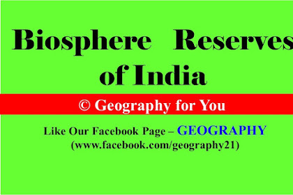 Biosphere reserves in India