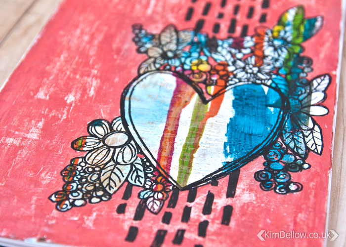 VIDEO How To Make A Gouache Paint And Paint Pen Art Journal Page Kim Dellow