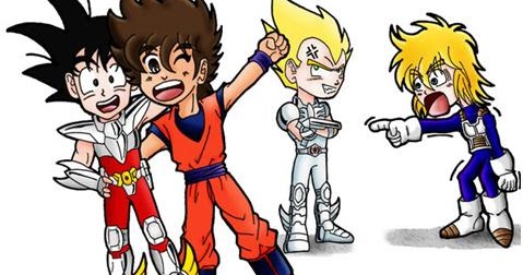 Goku y Seiya juntos!!! | El Guerrero de la Luz